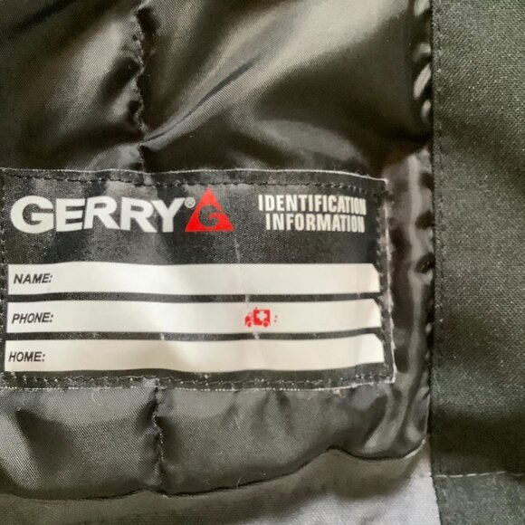 Boys Jacket Size XS - 5/6 Black Gray Zip Hood Gerry - Picture 9 of 10